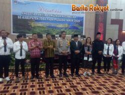 Pelantikan Anggota Panitia Pemilihan Kecamatan Se Kabupaten Toba Pada Pilkada Tahun 2024