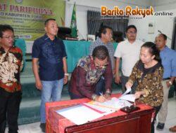 Pemkab dan DPRD Toba Tandatangani Nota Kesepakatan Ranperda Pertanggungjawaban APBD 2023