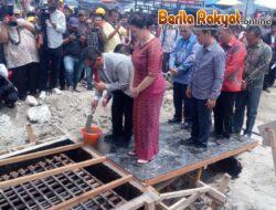 Ir. Poltak Sitorus Peletakan Batu Pertama Pembangunan Hotel Na Polin