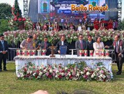 Perayaan Natal Oikumene Kabupaten Toba Berlangsung Meriah