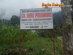 Diduga Kuat Aktivitas Galian C Illegal Beroperasi di Wilayah Hukum Polres Toba