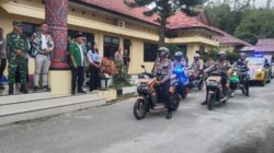 Kapolres Toba Pimpin Bansos Polri Presisi Bersama Mahasiswa Dan OKP