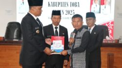 Serah Terima Jabatan Kepala Daerah Kabupaten Toba Tahun 2025