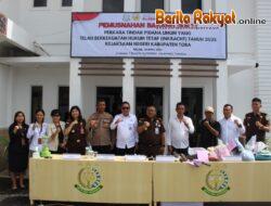 Kejaksaan Negeri Kabupaten Toba Melakukan Pemusnaan Barang Bukti